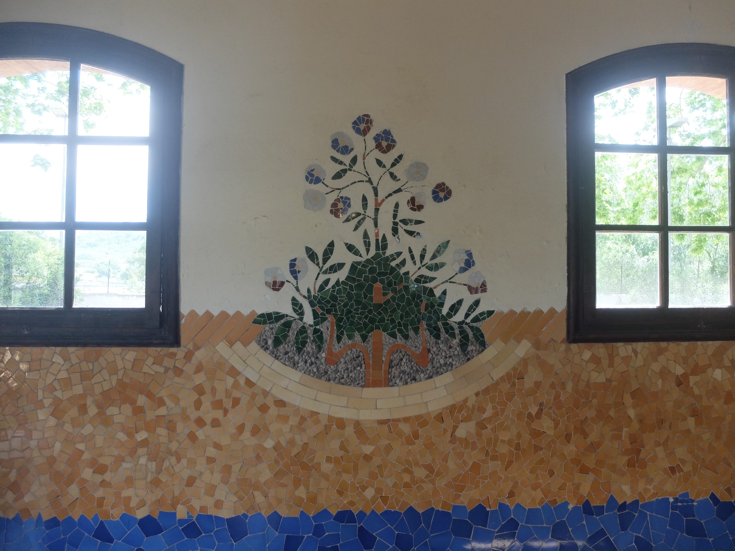 Friso, Sala de Pozos - Casa de les Aigües (Montcada i Reixach, Barcelona)