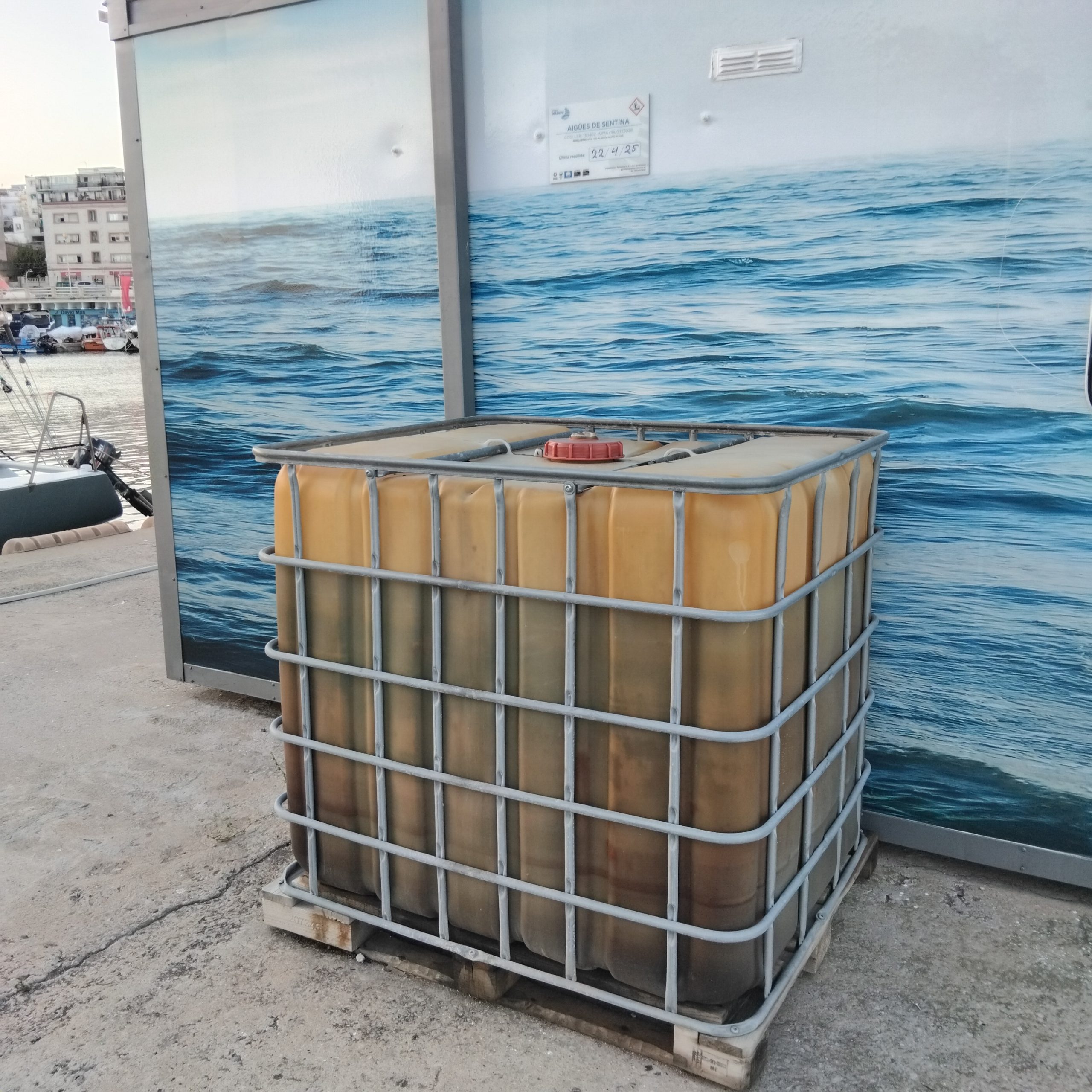 Depósito de agua de sentina, Puerto de Masnou